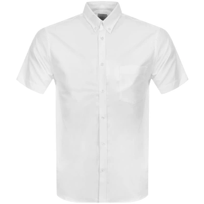 Shop Les Deux Short Sleeved Ete Shirt White