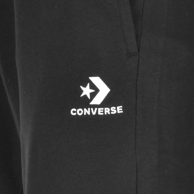 Shop Converse Star Chevron Logo Jersey Shorts Black