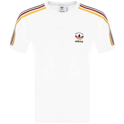 Adidas Originals 3 Stripe Germany T Shirt White | ModeSens