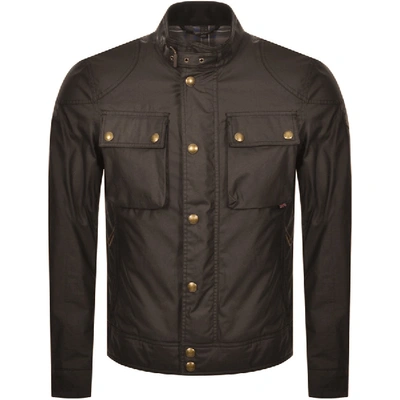 Belstaff Racemaster Dark Grey Coated Cotton Jacket | ModeSens