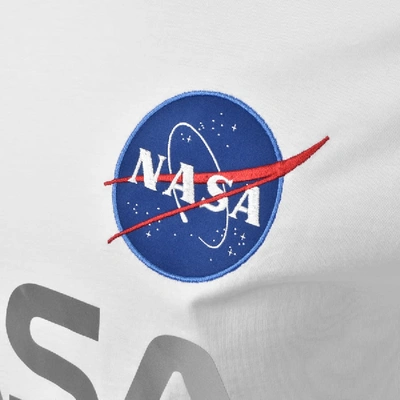 Shop Alpha Industries Nasa Reflective T Shirt White