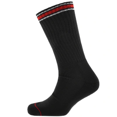 Shop Tommy Hilfiger Two Pack Iconic Socks Black
