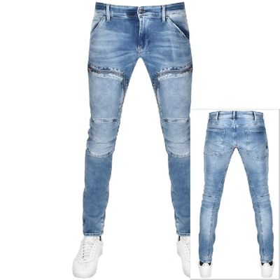 Shop G-star G Star Raw Skinny Airforce Trousers Blue