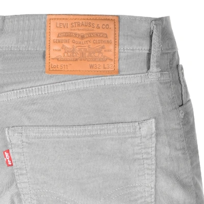 Levi's Levis 511 Corduroy Slim Fit Jeans Grey | ModeSens
