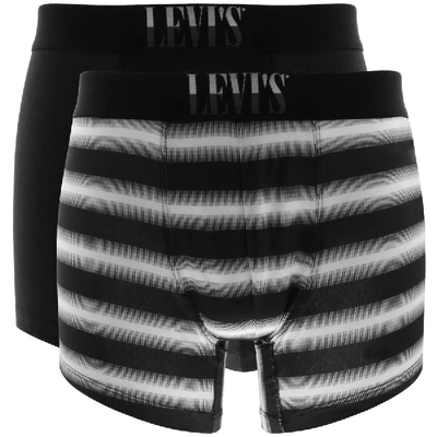 Shop Levi's Levis Men High Comfort Two Pack Boxer Shorts Black