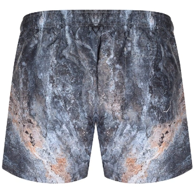 Shop Hugo Mandalay Swim Shorts Blue