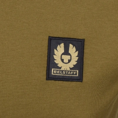 Shop Belstaff Logo T Shirt Khaki
