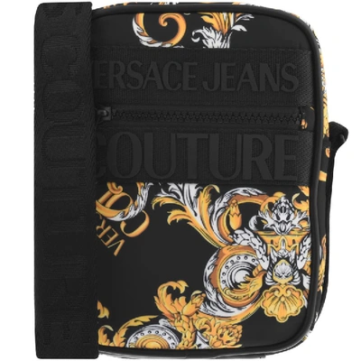 Shop Versace Jeans Couture Shoulder Bag Black