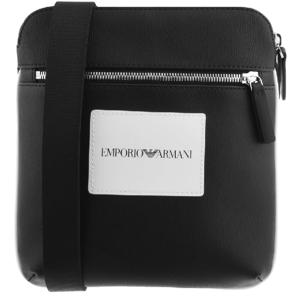 emporio armani logo messenger bag