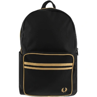 Shop Fred Perry Twin Tipped Backpack Black