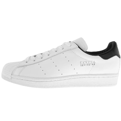 Shop Adidas Originals London Superstar Trainers White