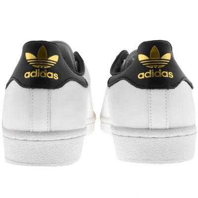 Shop Adidas Originals London Superstar Trainers White