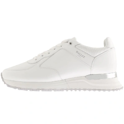 Shop Mallet Lux Runner Trainers White