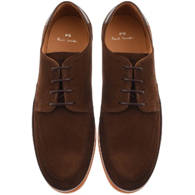 Shop Paul Smith Ps By  Broc Boat Shoes Brown