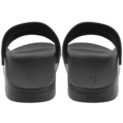 Shop Android Homme Slide Sliders Black