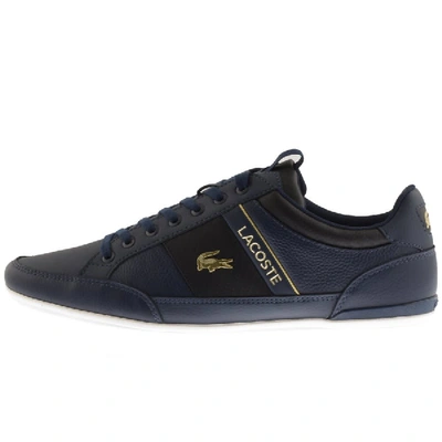 Shop Lacoste Chaymon Trainers Navy