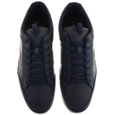 Shop Lacoste Chaymon Trainers Navy