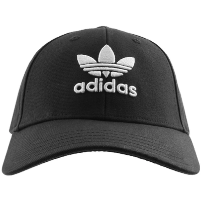 Shop Adidas Originals Trefoil Baseball Cap Black