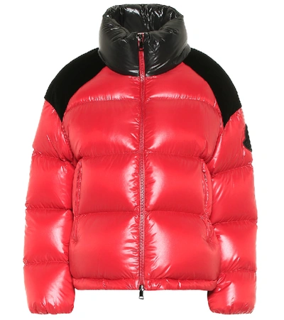 Shop Moncler Chouelle Quilted Down Coat In Red