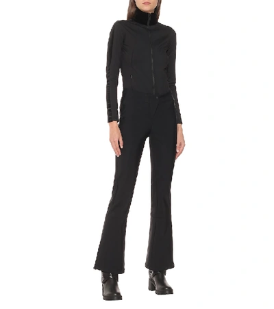 Fusalp Tipi Iii Fleece-lined Softshell Ski Trousers In Black