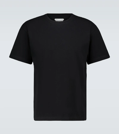 Shop Bottega Veneta Cotton Pique T-shirt In Black