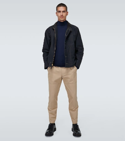 Rrl Jungle Cloth Deck Jacket In Blue