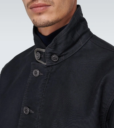 Rrl Jungle Cloth Deck Jacket In Blue