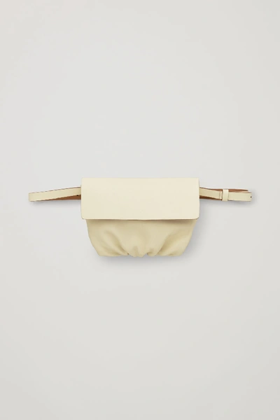 Shop Cos Leather Belt Bag In White
