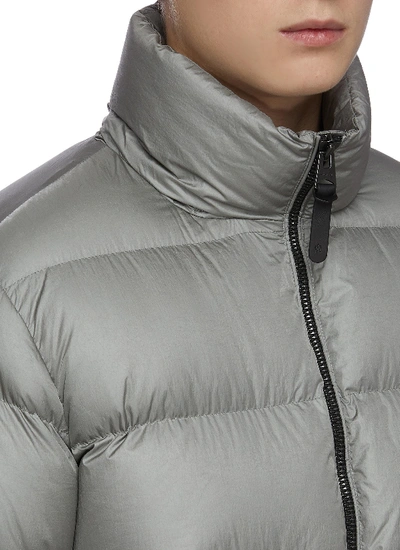 Shop Mackage 'jonas' Hooded Down Puffer Jacket In Grey
