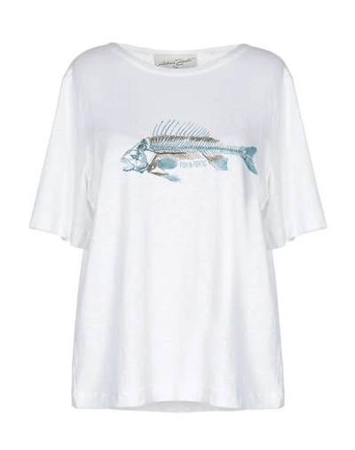 Shop Antonia Zander T-shirt In White
