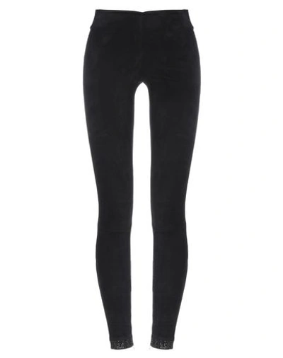 Shop Aphero Casual Pants In Black