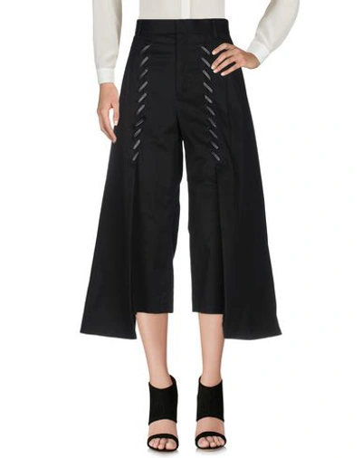Shop Noir Kei Ninomiya Woman Pants Black Size L Cotton, Polyurethane