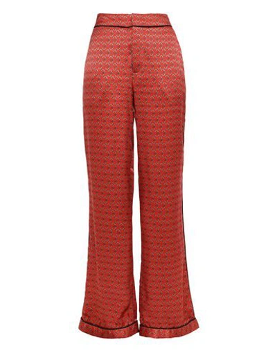 Shop Johanna Ortiz Woman Pants Red Size 6 Silk