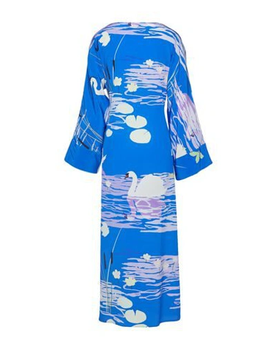 Shop Bernadette Long Dress In Blue