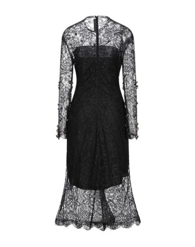 Shop Francesco Scognamiglio Midi Dresses In Black