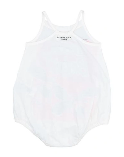 Shop Burberry Bodysuits In Ivory