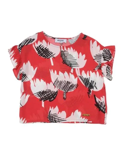 Shop Moschino Blouse In Red