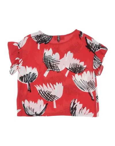 Shop Moschino Blouse In Red