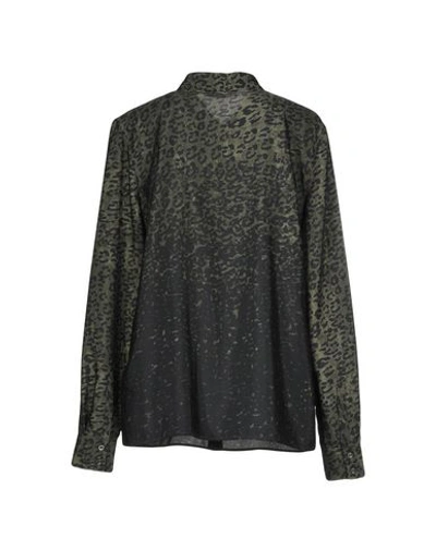 Liu •jo Patterned Shirts & Blouses In Military Green