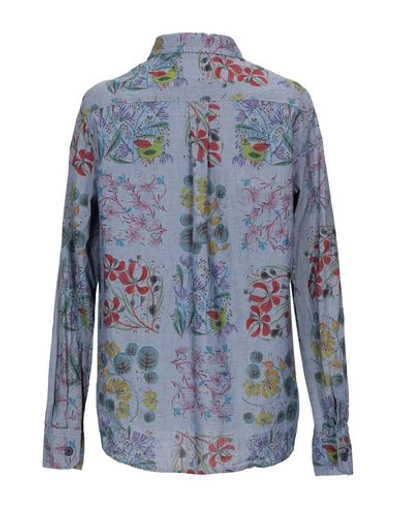 Shop History Repeats Floral Shirts & Blouses In Slate Blue