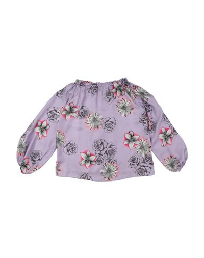 Shop Versace Young Patterned Shirts & Blouses In Lilac