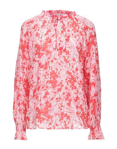 Shop Lily And Lionel Blouse In Coral