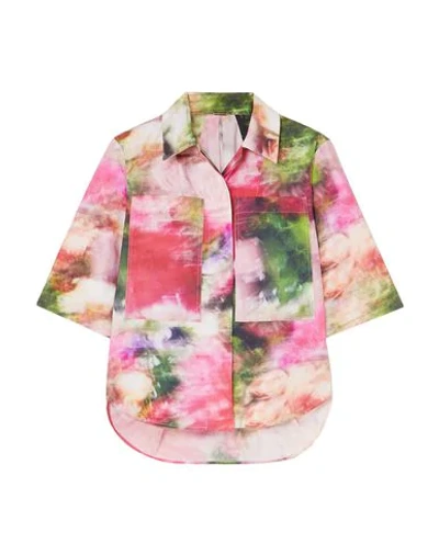 Shop Adam Lippes Woman Shirt Pink Size 8 Cotton