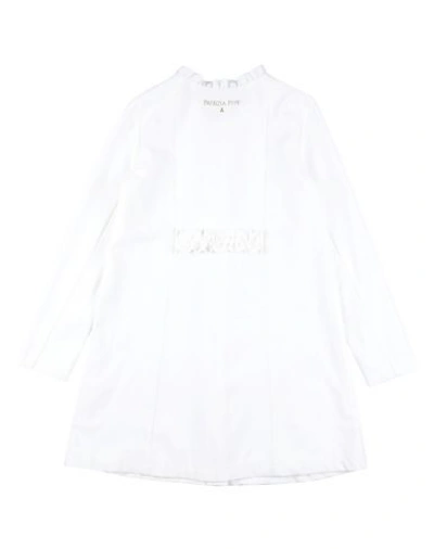 Shop Patrizia Pepe Overcoats In White