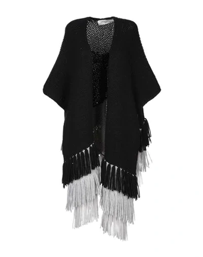 Shop Antonia Zander Cape In Black