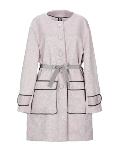 Shop Greta Constantine Overcoats In Pink