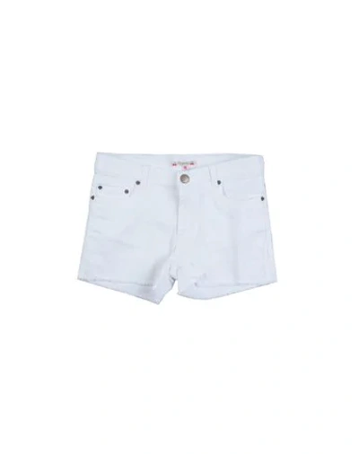 Shop Bonpoint Denim Shorts In White