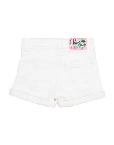 Shop Vingino Denim Shorts In White