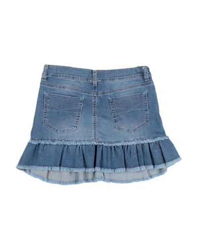 Shop Piccola Ludo Denim Skirt In Blue