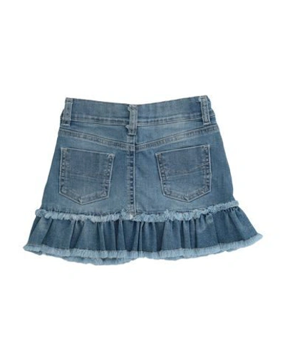Shop Piccola Ludo Denim Skirt In Blue